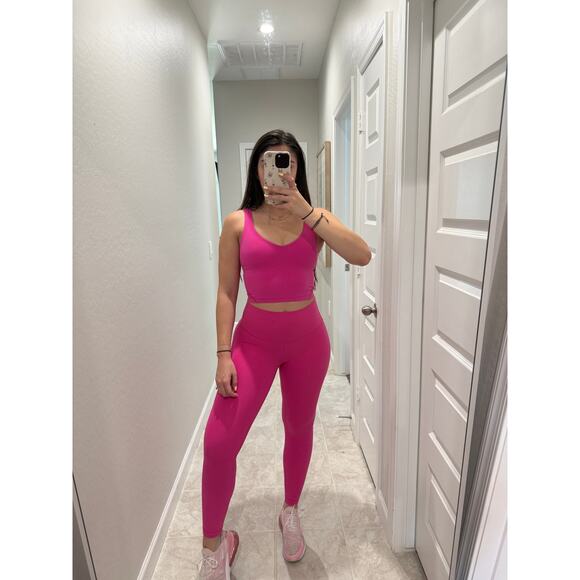 lululemon sonic pink align leggings - size 4, 25" inseam - Picture 1 of 6